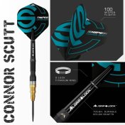 Dardos Connor Scutt  Mission Sniper Negro Dorado 24g 95% - 3