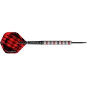 Dardos Mission Paradox M1 Straight Negro Rojo Electro 90% 21g