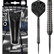 Dardos Mission Spiro M2 Graphite PVD Negro 90% 20gr - 3