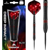 Dardos Mission Deep Impact M5 Negro Rojo 80% 24g - 3