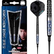 Dardos Mission Xiaochen Zong BW Negro Azul 90% 22g - 3
