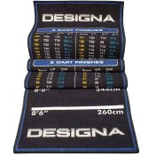 Protector Suelo Designa Checkouts Non Slip Back Azul 290cmx60cm - 1