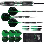 Dardos Perfect Darts Black Grenade Knurled Negro Verde 90% 24g - 2