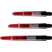 Cañas Perfectdarts Dos Tonos Negro Rojo Larga - 3