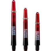 Cañas Perfectdarts Dos Tonos Negro Rojo Larga - 1