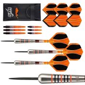 Dardos Perfect Darts Solarfox 2 Bomb Negro Naranja 90% 24g - 2