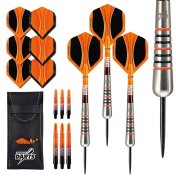 Dardos Perfect Darts Solarfox 2 Bomb Negro Naranja 90% 24g - 1
