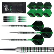 Dardos Perfect Darts Black Grenade Ringed Negro Verde 90% 23g - 3