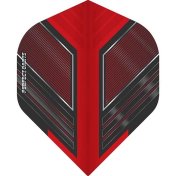 Plumas Perfect Darts Space Raider No2 Std Negra Roja - 1