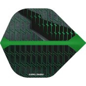 Plumas Perfect Darts Black Grenade No2 Std Negro Verde - 2