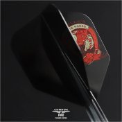 Plumas Condor Axe Shape Yuki Yamada Get Luck Transparente Negro S 21.5mm 3 Uds.  - 3