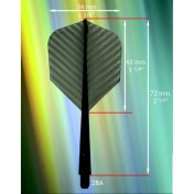 Pluma SuperSonic 100 unidades Rosca 2ba Negra - 2