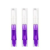 Cañas L-Style Laro Silent Giratoria Transparente Morada 130 extra corta - 1