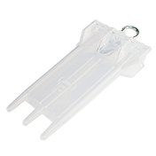 Funda Dardos Bulls ACRA X transparente blanco