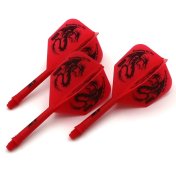 Plumas Cuesoul Integrate Flights AK5 M Shape Dragon Red - 1