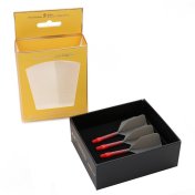 Plumas Cuesoul Rost T19 Talla M 69mm Smokey Red - 2