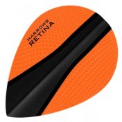 Plumas Harrows Retina Pear Naranja Negro - 1