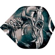 Plumas Designa Horror Show No2 Std Deer Skull - 2