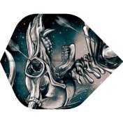 Plumas Designa Horror Show No2 Std Deer Skull - 3