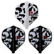 Plumas Fit Flight I Love Cats Standard - 1