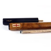 Taco de Snooker Riley 3 piezas 3/4 Madera exótica negra/marrón 145cm 9.5mm 17-19oz - 4
