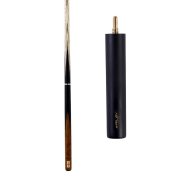 Taco de Snooker Riley 3 piezas 3/4 Madera exótica negra/marrón 145cm 9.5mm 17-19oz - 1