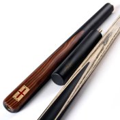 Taco de Snooker Riley 3 piezas 3/4 Madera Negra/Marrón 145cm 9.5mm 17-19oz - 5