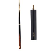 Taco de Snooker Riley 3 piezas 3/4 Madera Negra/Marrón 145cm 9.5mm 17-19oz - 1