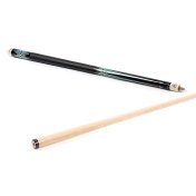 Taco de billar americano Riley Centurion Negro y Azul con agarre de cuero 13mm 20oz - 5