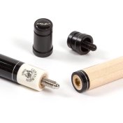 Taco de billar americano Riley Centurion Negro con agarre de cuero 13mm 19oz - 8