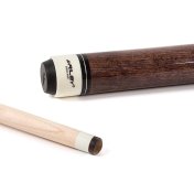 Taco de billar americano Riley Marrón con agarre de cuero 13mm 19oz - 3