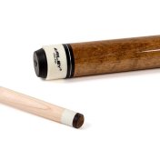 Taco de billar americano Riley Marrón Claro con agarre de cuero 13mm 19oz - 6