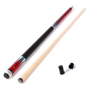 Taco de billar americano Riley Centurion Rojo con agarre de cuero 13mm 20oz - 1