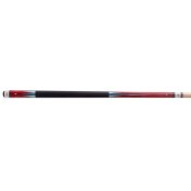 Taco de billar americano Riley Centurion Rojo con agarre de cuero 13mm 19oz - 7
