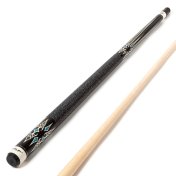 Taco de billar americano Riley Centurion Negro y Azul 13mm 20oz - 3