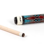 Taco de billar americano Riley Centurion Negro y Rojo 13mm 19oz - 2
