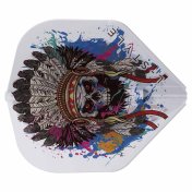 Plumas Champagne Flights L-Style L1EZ Standard Chief Skull Clear White - 2