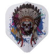 Plumas Champagne Flights L-Style L1EZ Standard Chief Skull Clear White - 1