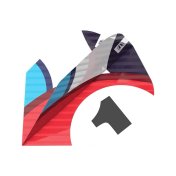 Plumas Target Chicane Pro.Ultra Blue Flights (3 Sets) No.6 Shape - 3