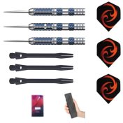 Juego Dardos Gildarts Pixelin Blue Punta Metal  - 1