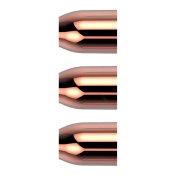 Copas New Champagne Ring Rosa Dorado Premium 3 unidades  - 2