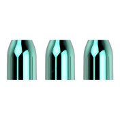 Copas New Champagne Ring Color: Aqua Azul Premium 3 unidades 
