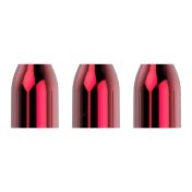 Copas New Champagne Ring Rojo Premium 3 unidades 