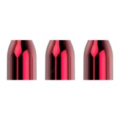 Copas New Champagne Ring Rojo Premium 3 unidades  - 1