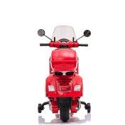 Moto eléctrica Vespa roja 3-6 años 12V - 2