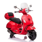 Moto eléctrica Vespa roja 3-6 años 12V - 4