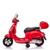 Moto eléctrica Vespa roja 3-6 años 12V - 6