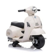 Mini Moto Vespa Eléctrica 6v Blanco - 2