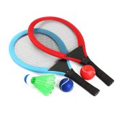 Juego 3 en 1 de Exterior para niños. Voliebol, Tenis y Bádminton - 3