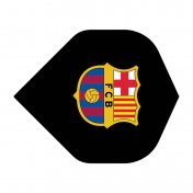 Plumas Barça Licencia Oficial FC Barcelona No2 Standard F2 Negro con Escudo - 2